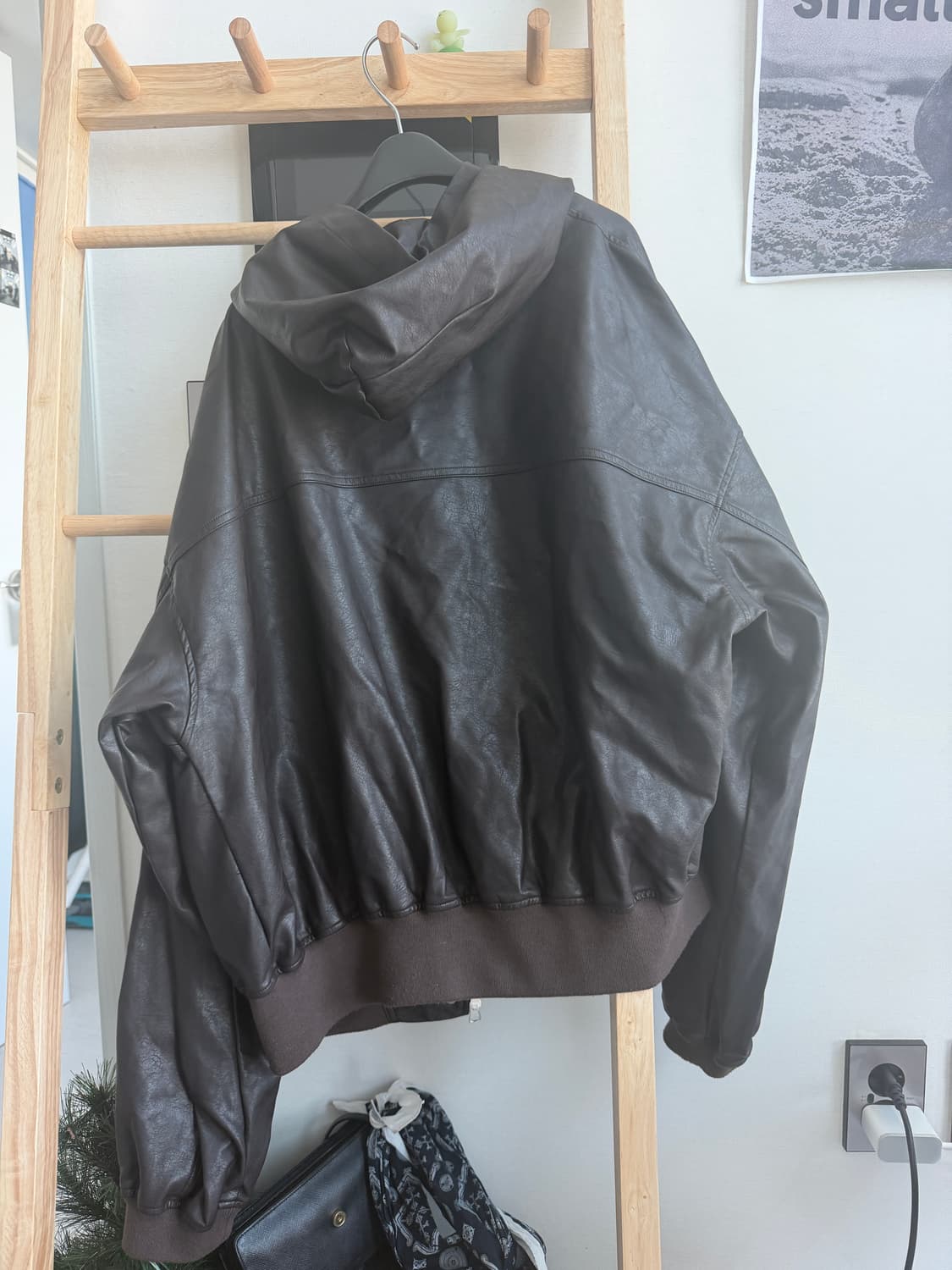 알렌느 크롭 포우 레더 자켓[마누라한테 살아남기1] 상품이미지6