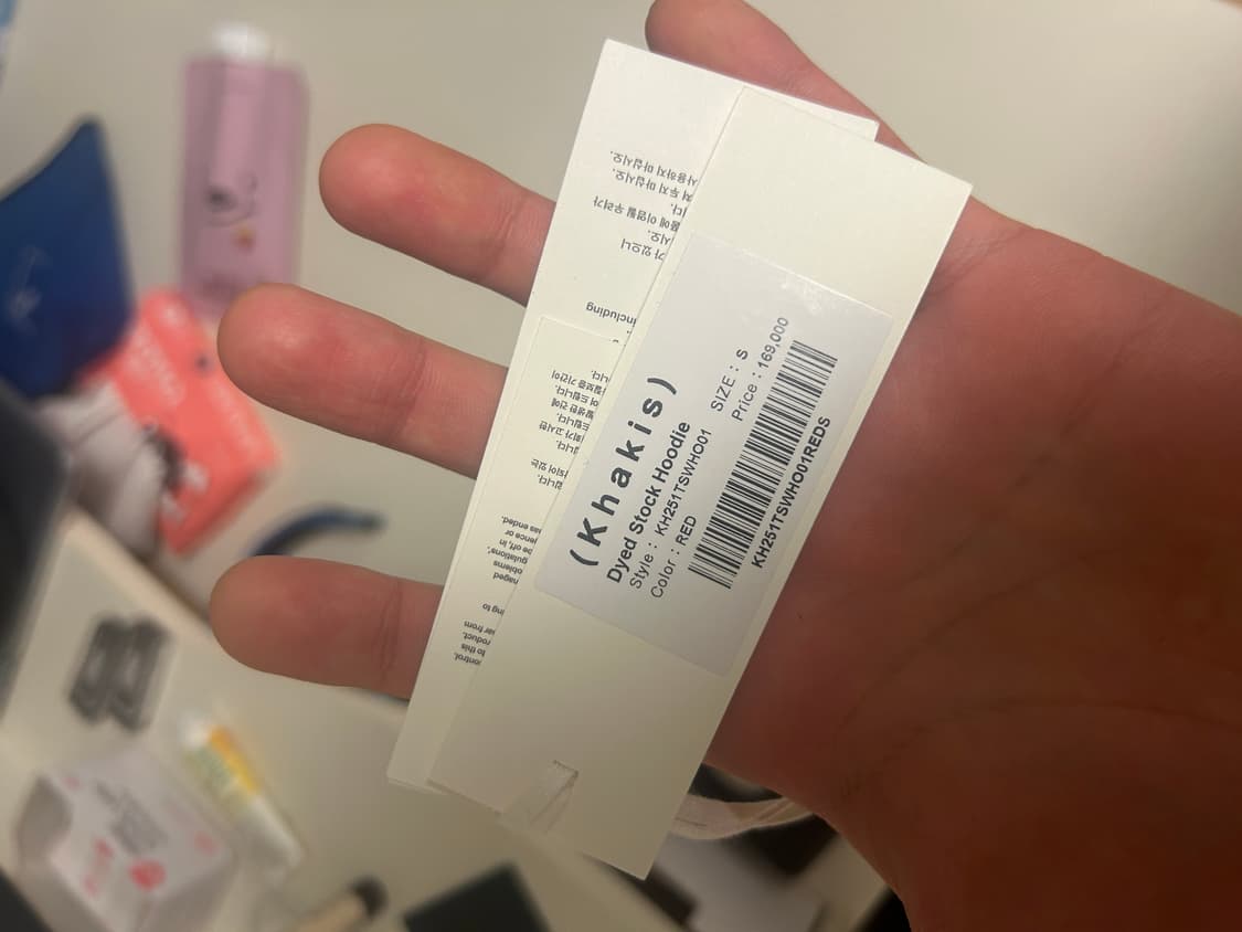 khakis dyed stock 후디 s 레드 상품이미지4