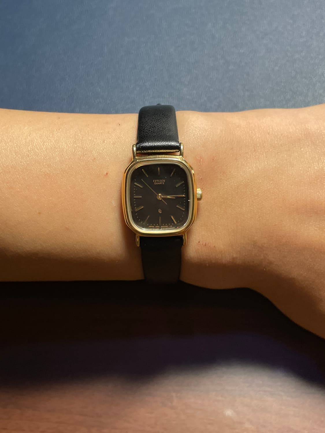 빈티지 시티즌 쿼츠 레더 시계 상품이미지4