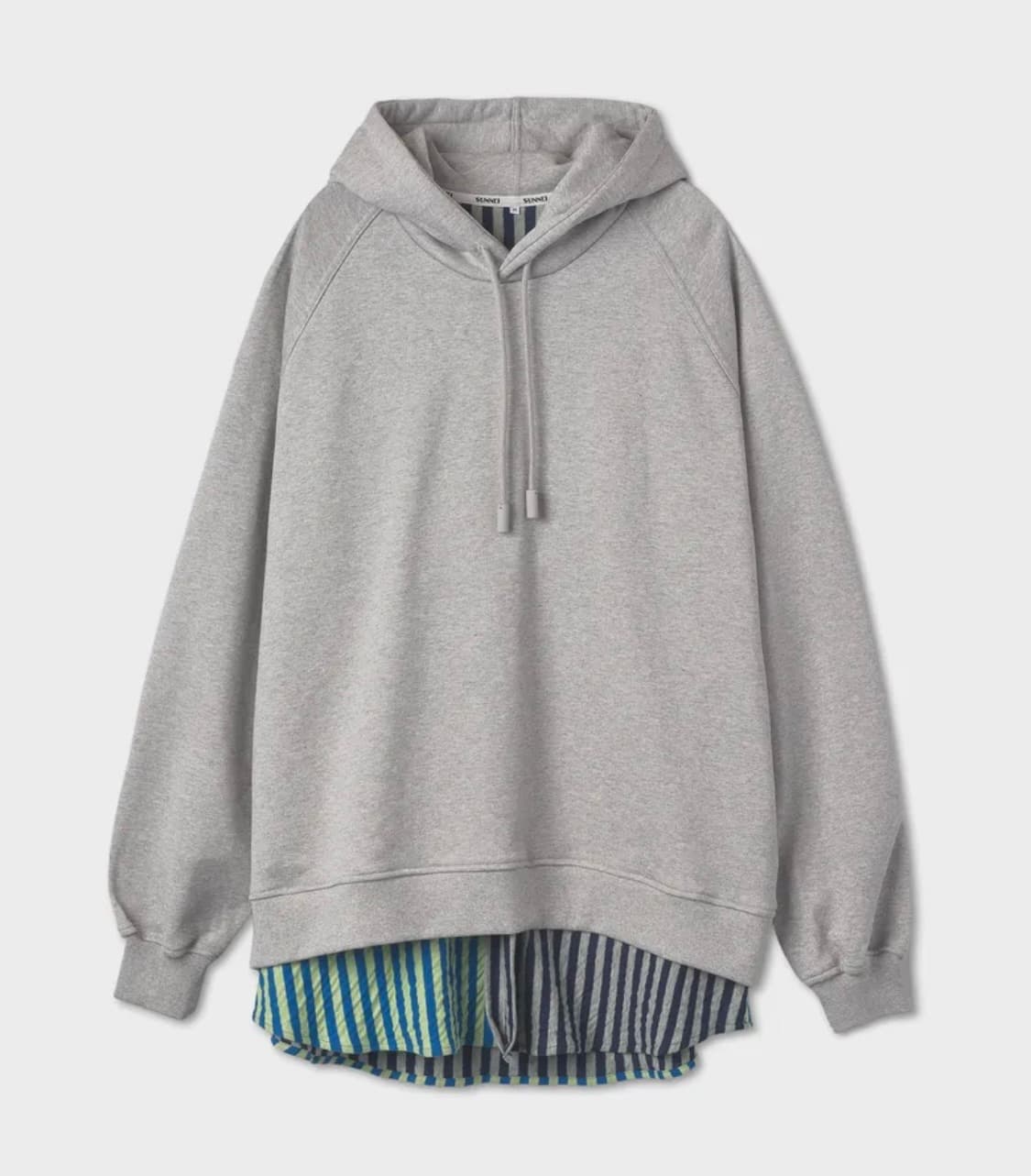 써네이 셔츠 후드 그레이 멜란지 xl  상품이미지1