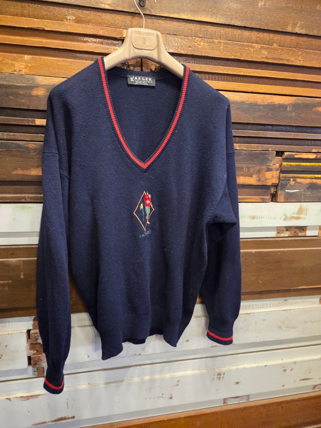 Jaeger 스코틀랜드 메이드 램스울니트  상품이미지7