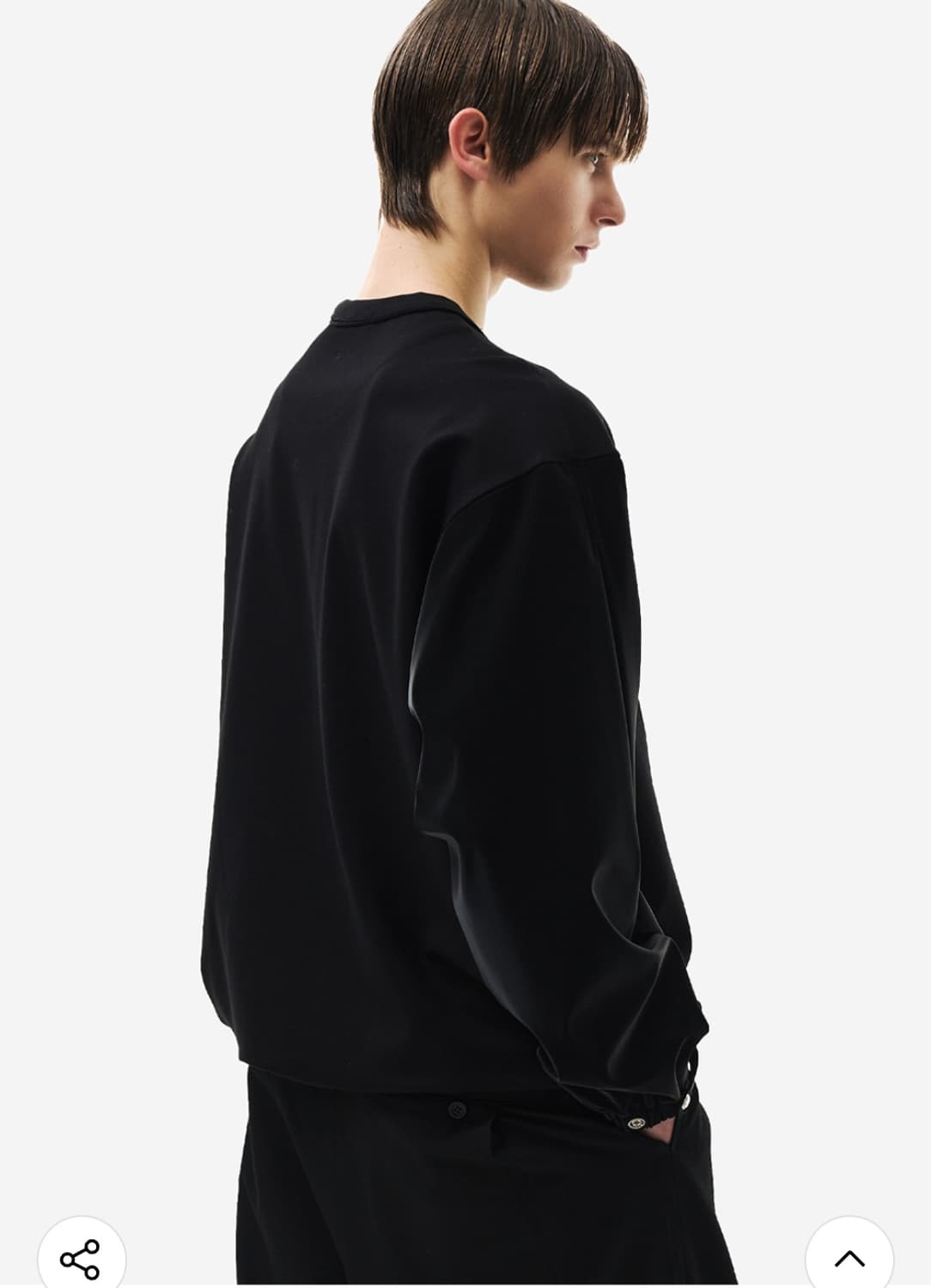 지오송지오 하이그로시 오토그래프 맨투맨 크루넥 100 상품이미지2