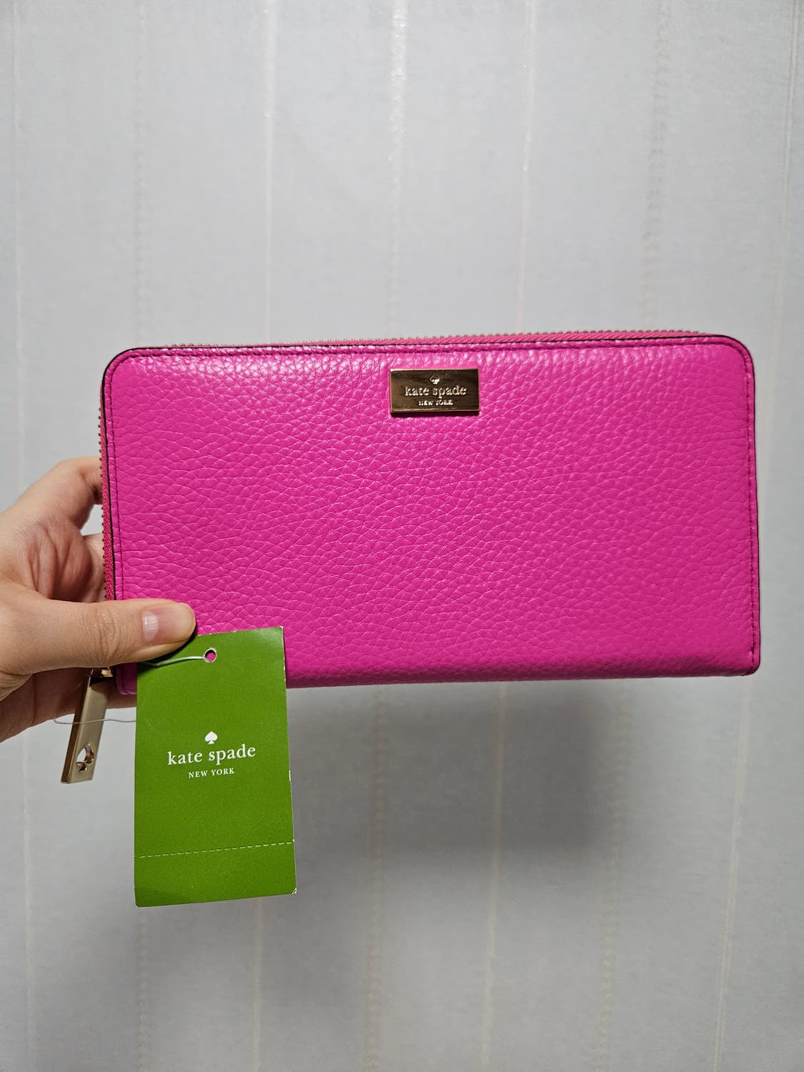 kate spade 케이트 스페이드 핑크 장지갑 미사용 새제품  상품이미지1