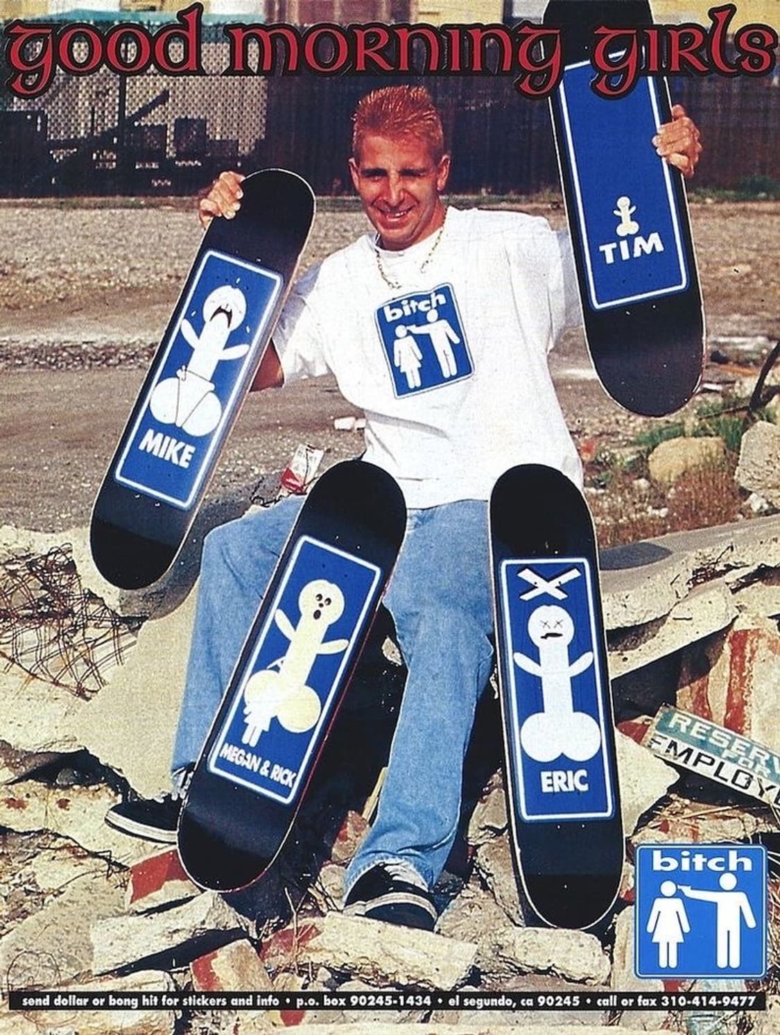 90s-00s Bitch skateboards👫🏼 상품이미지10