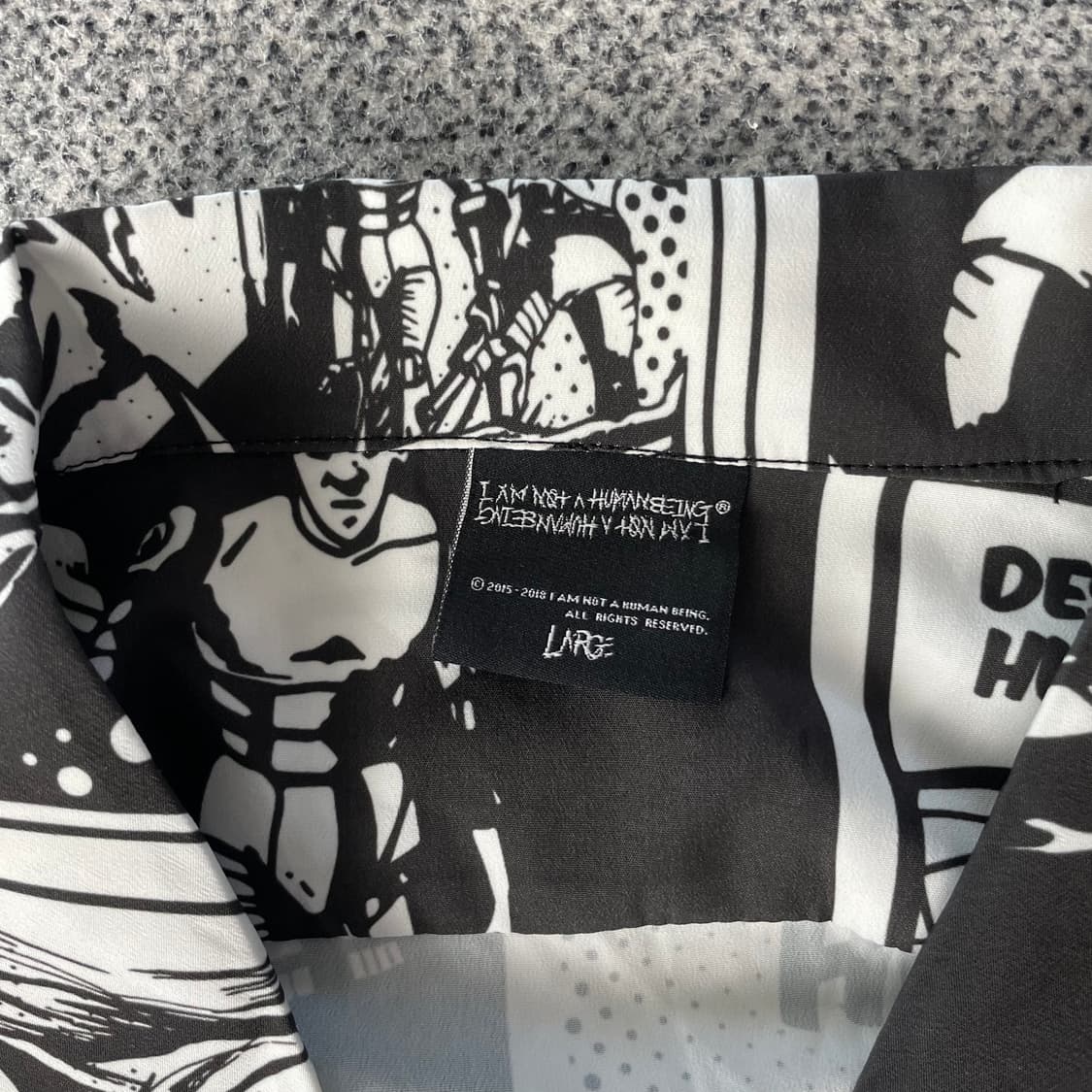 아임낫휴먼비잉 반팔 셔츠 상품이미지4