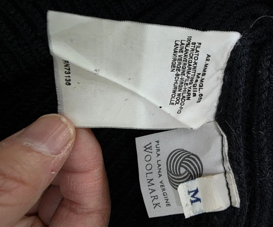 막스마라 MaxMara 블랙 니트 후드티 55 상품이미지7