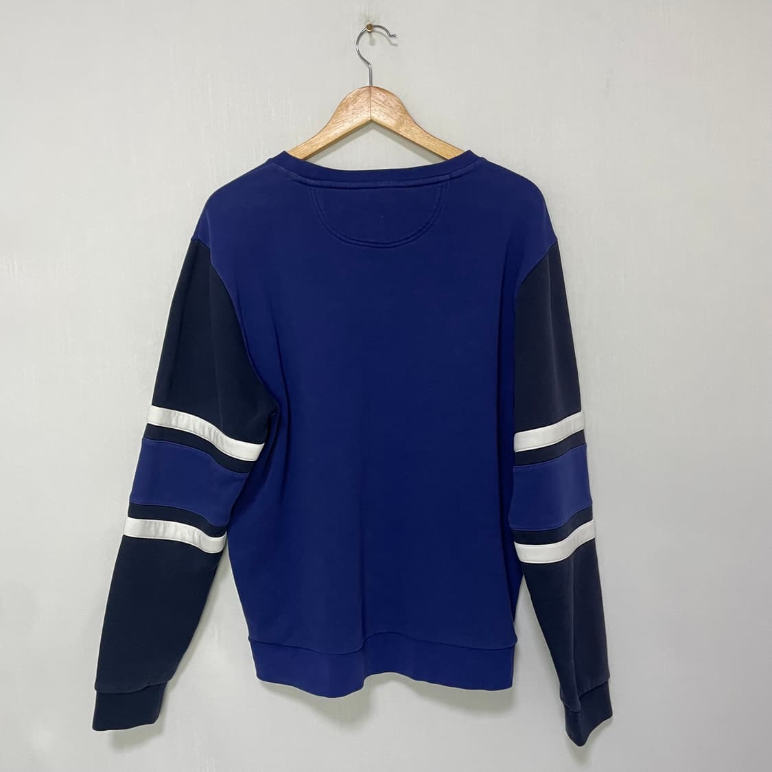 라코스테 맨투맨 L 빈티지 블루 남녀공용 상품이미지4