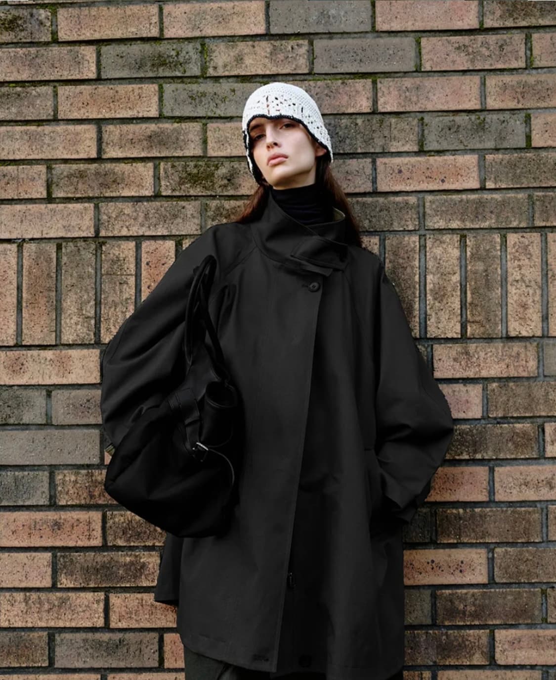 위메농 베런 하이넥 트렌치 자켓 cos 상품이미지1