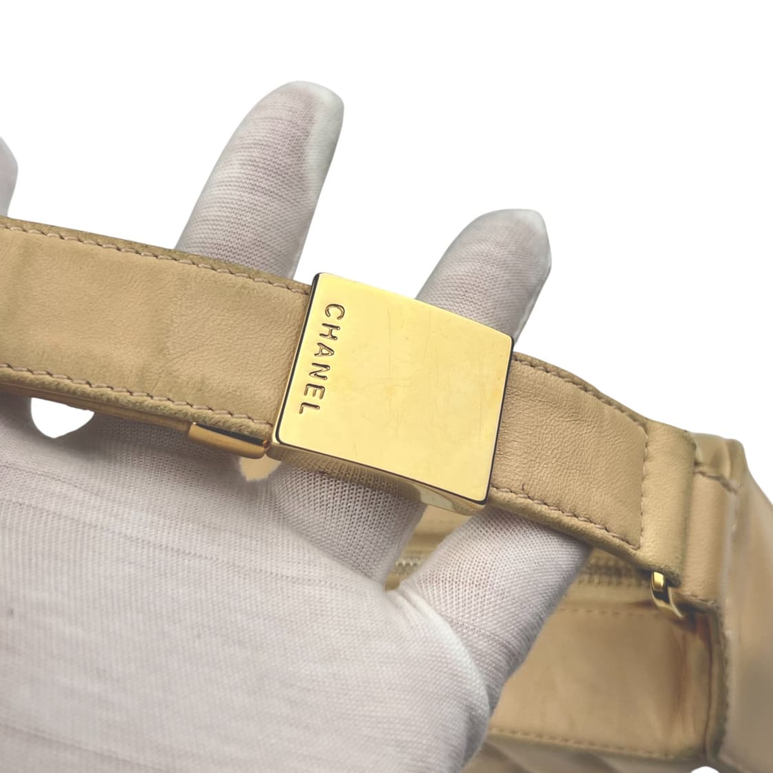 샤넬 초코바 정방백 베이지 상품이미지6