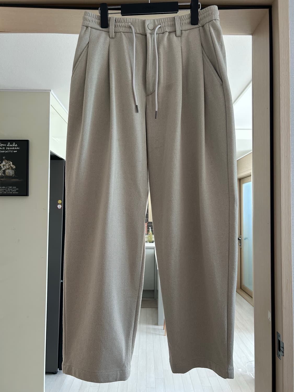 일꼬르소 투턱 와이드 테리 팬츠 M 상품이미지1