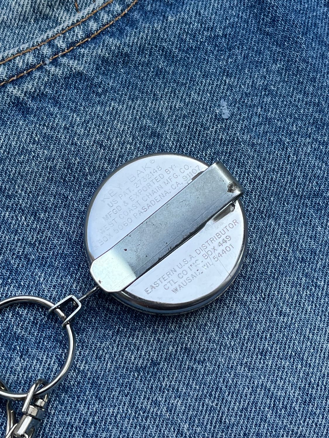 USA Made Retractable Key Reel 상품이미지4