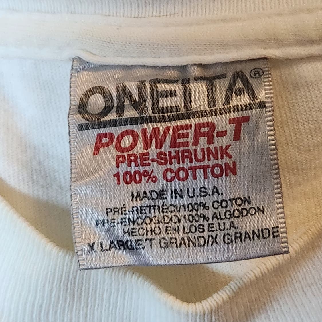90s Made in USA 페기 머레이 낚시아트 그래픽 티셔츠 XL 상품이미지4