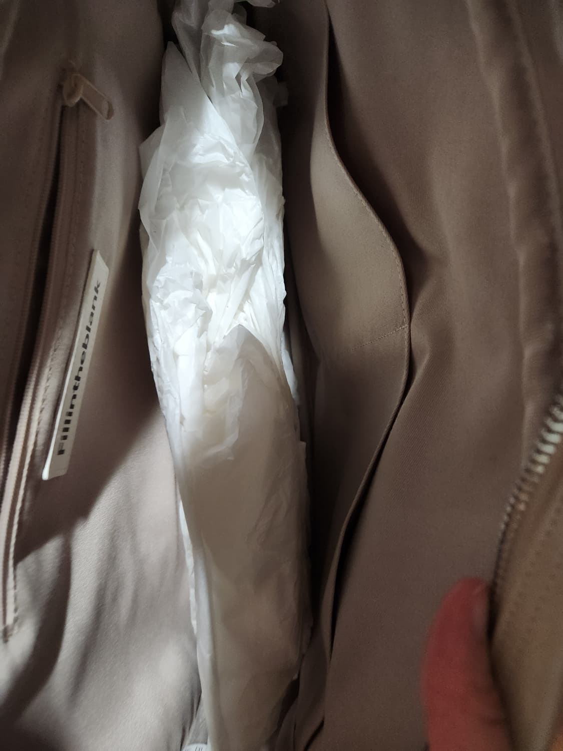 필인더블랭크 숄더백 오트밀 상품이미지4