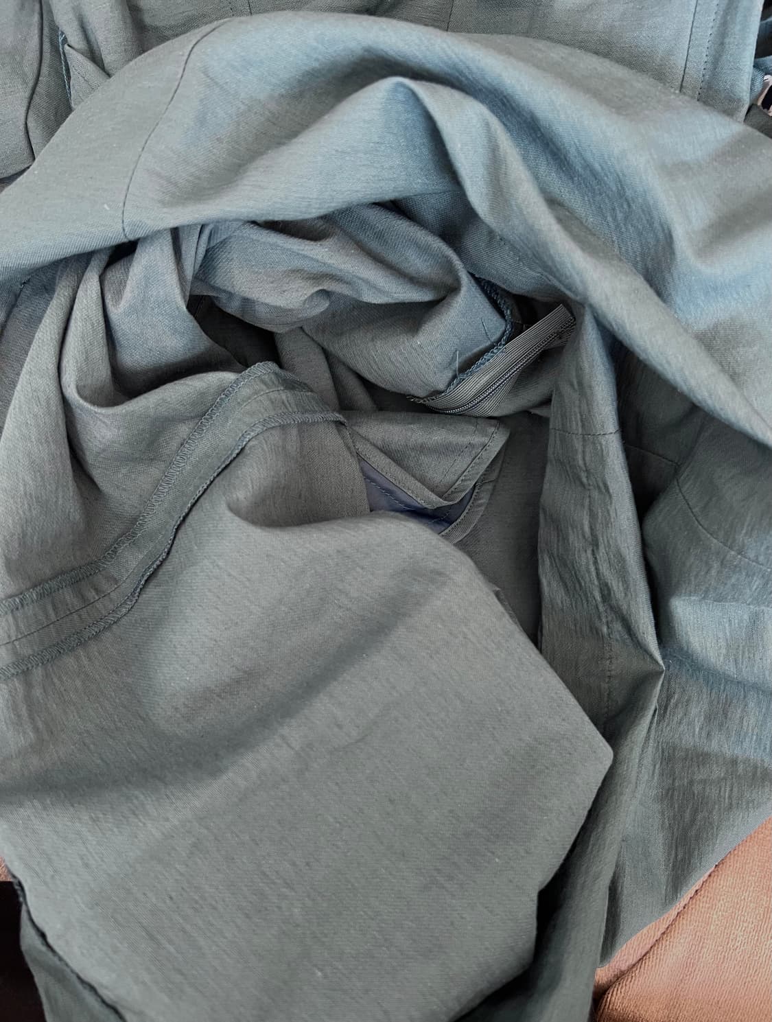 제이제이로 JJro 여성 청록 린넨원피스 퍼프소매원피스 상품이미지7