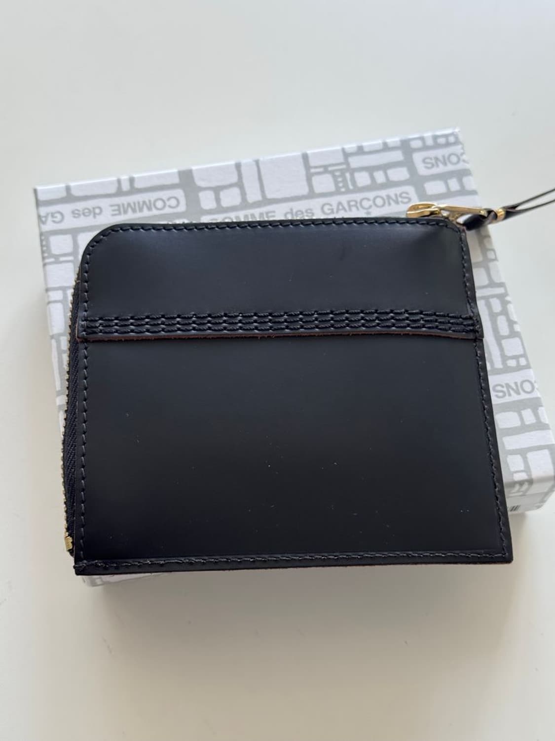 TRIPLE STITCH LEATHER CARD COIN CASE 상품이미지3