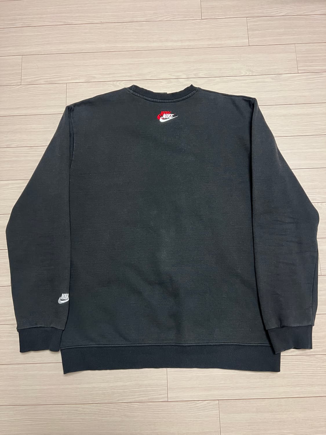 나이키 멀티 스우시 자수 맨투맨 블랙 / XXL 상품이미지2