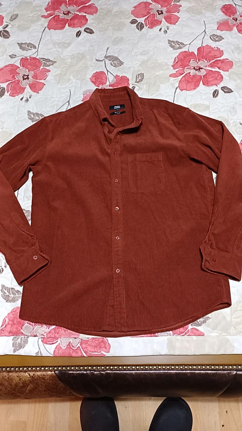 무신사 코듀로이남방 100 가슴57 기장78 상품이미지1