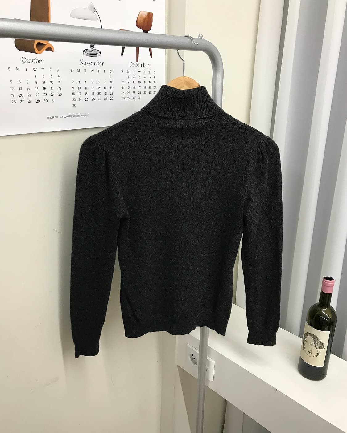 폴로 캐시미어 터틀넥 퍼프 니트 상품이미지4