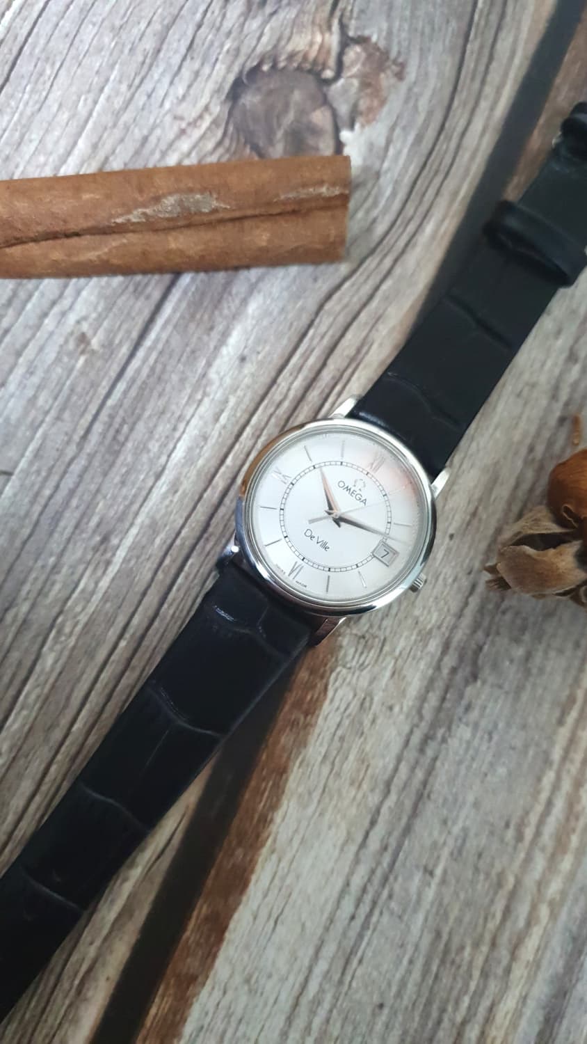 오메가 드빌 프레스티지 남여공용 쿼츠시계 상품이미지6