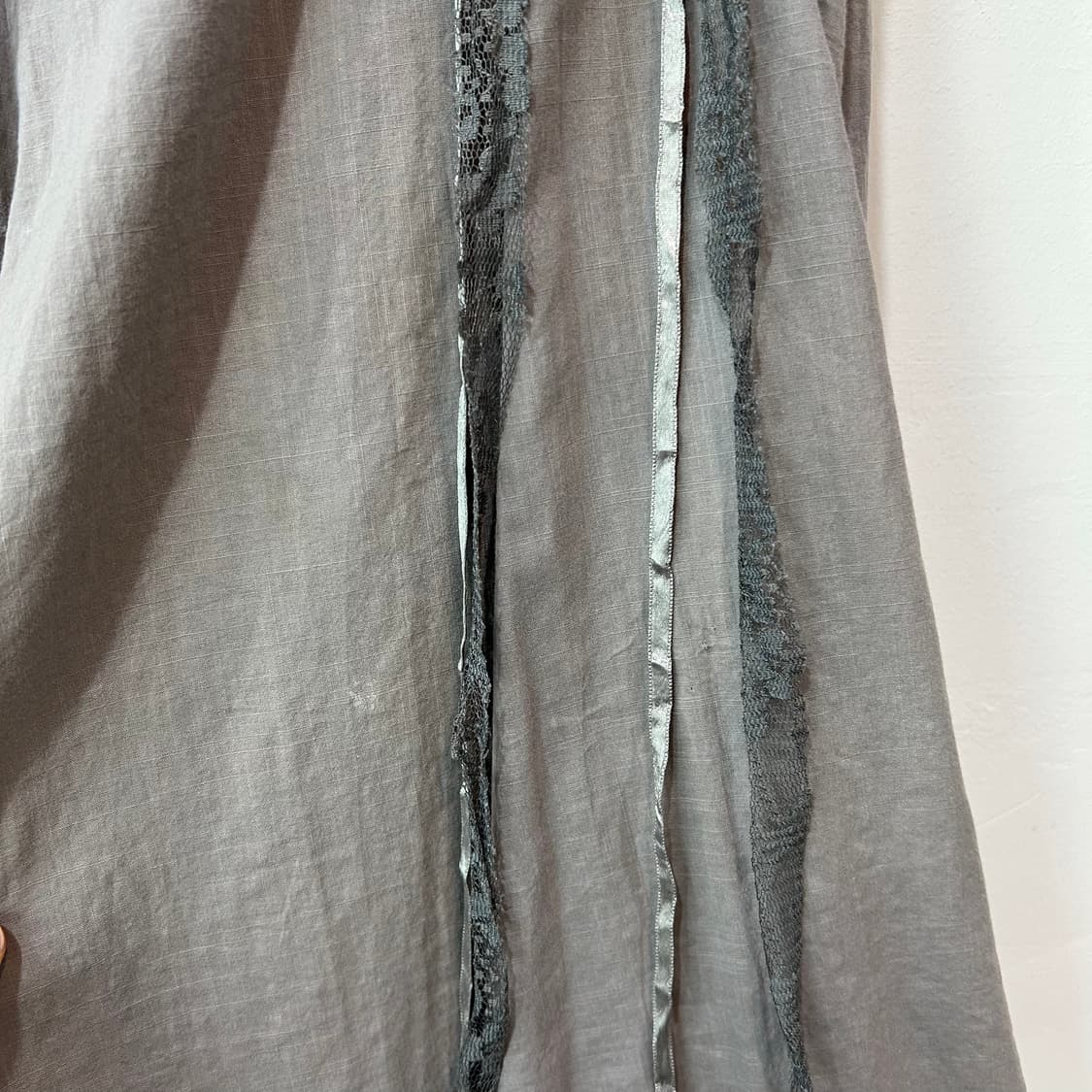 그런지 디테일 언발 스커트 상품이미지6