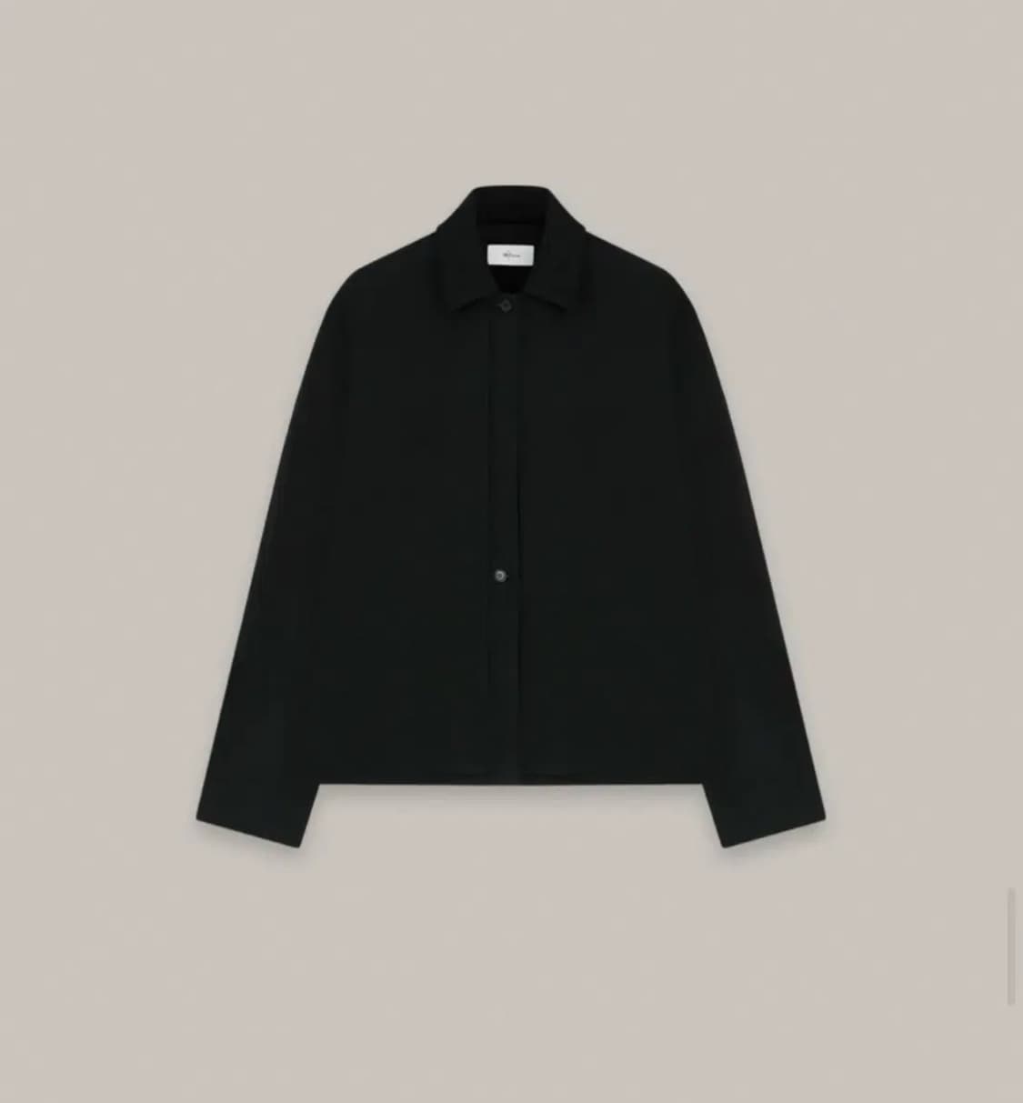 모이아 패디드셔츠 moia padded shirt (black) 상품이미지4