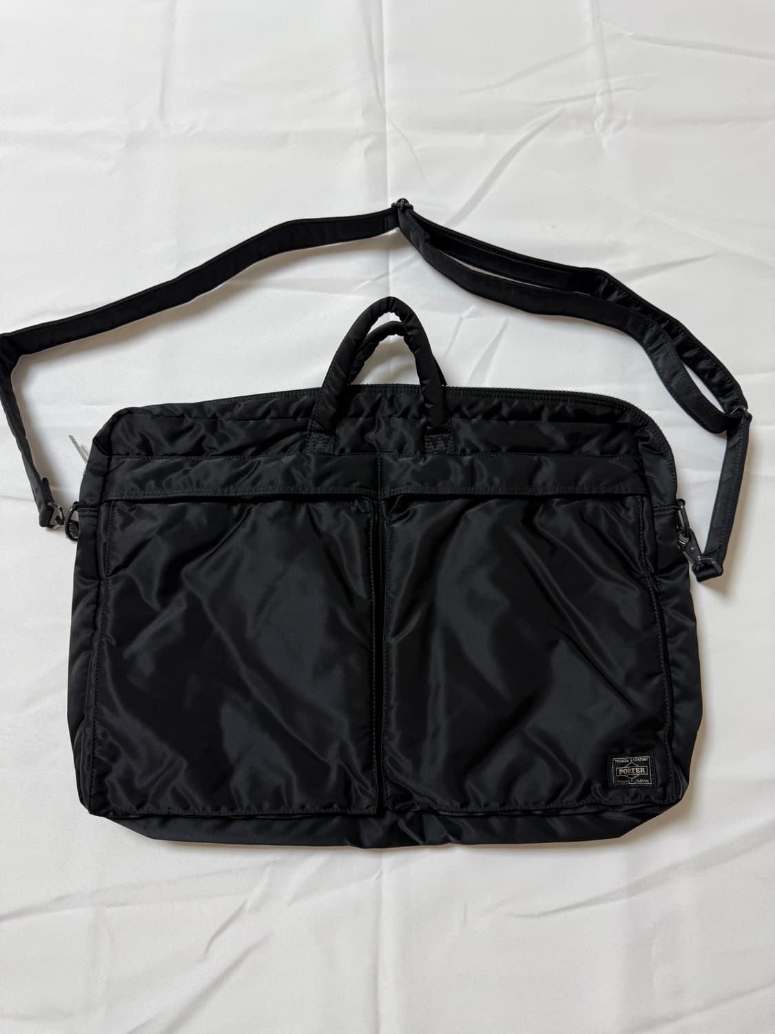 (초미품)PORTER 포터 탱커 2way 브리프케이스 블랙 상품이미지1
