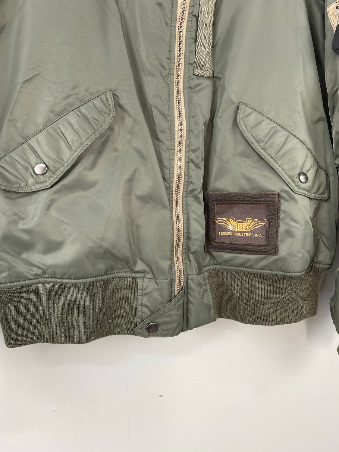 테니어 엑스톤즈 MA-1 마원 항공점퍼 봄버 XL 상품이미지6