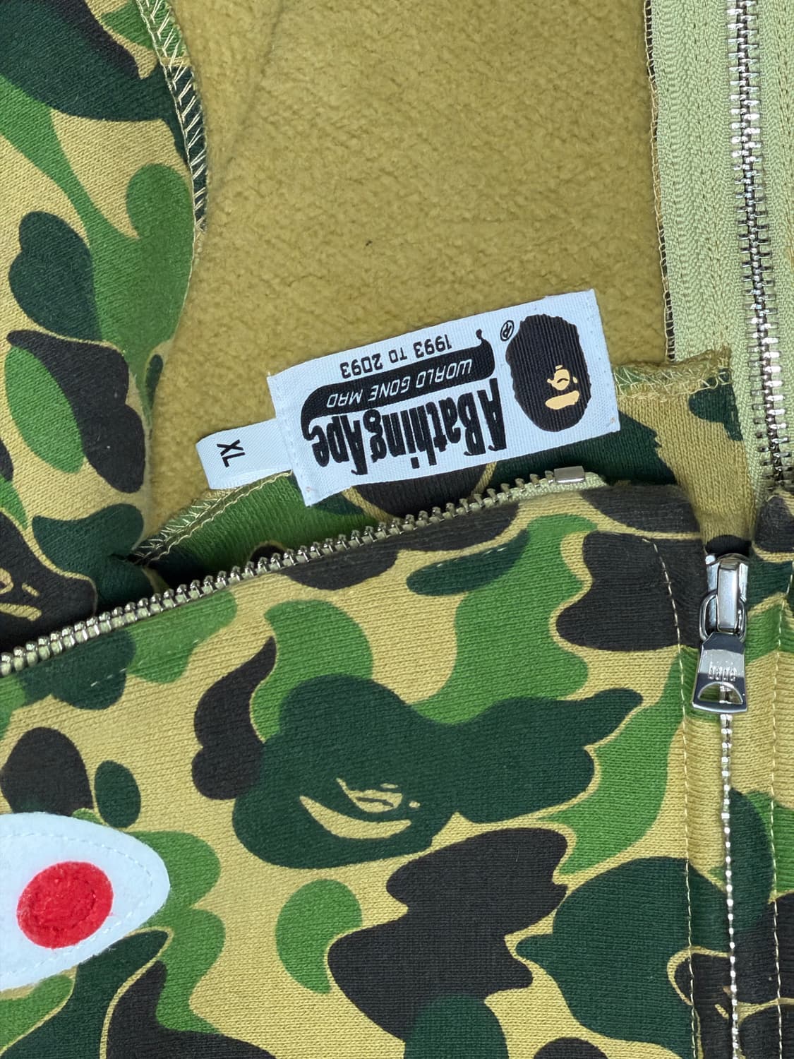 베이프 샤크 후드집업 XL 상품이미지5