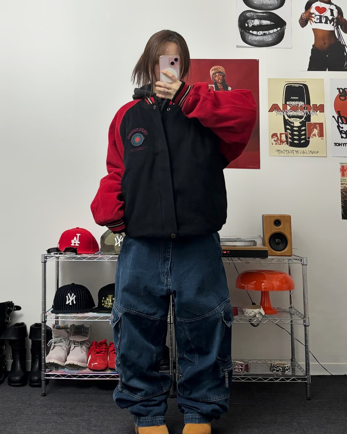 올드 빈티지 울 바시티 자켓 상품이미지4