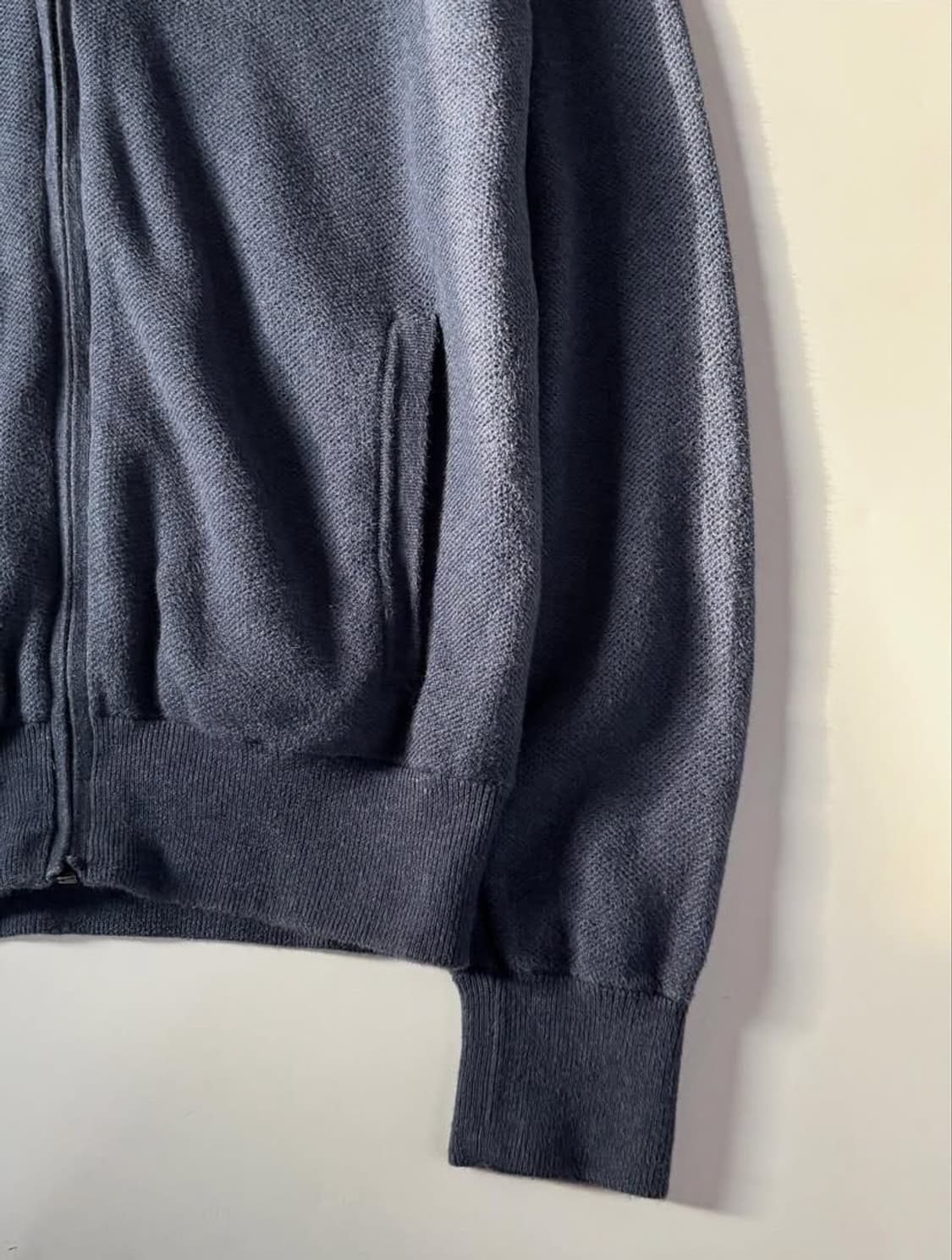 Polo 폴로 랄프로렌 신형 피마코튼 딥블루 니트집업  상품이미지4