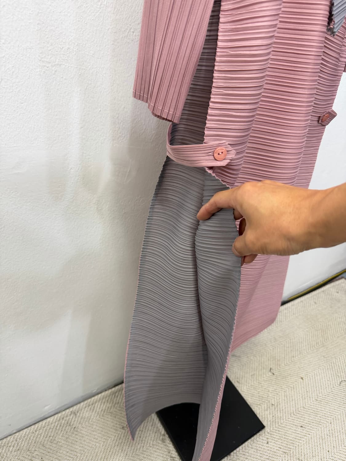 정품) 플리츠미 플리츠 긴팔 원피스 F 상품이미지4