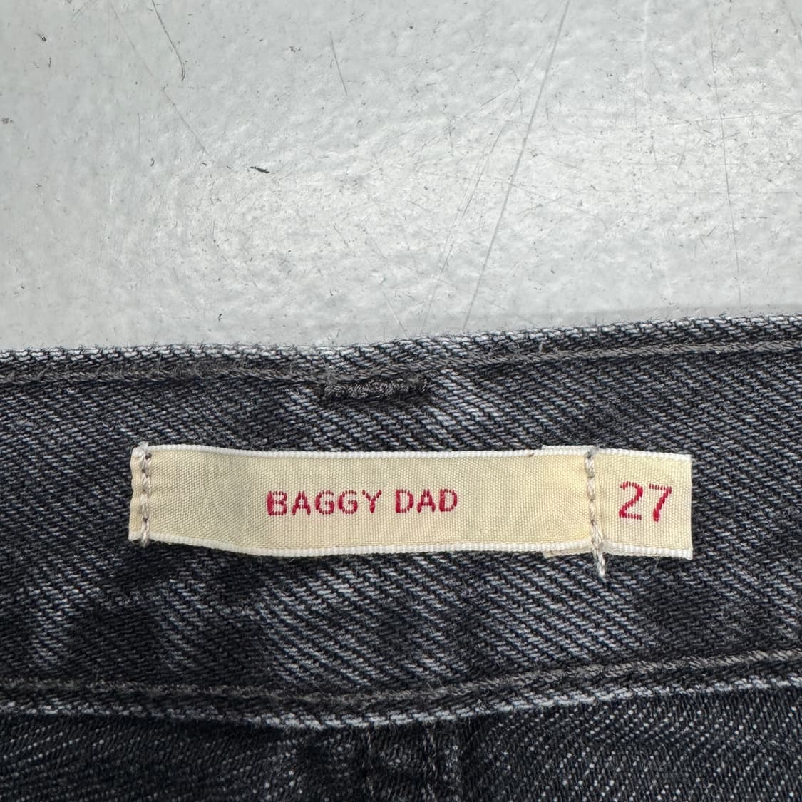 리바이스 흑청 배기핏 스케이터 새깅 데님팬츠 상품이미지7