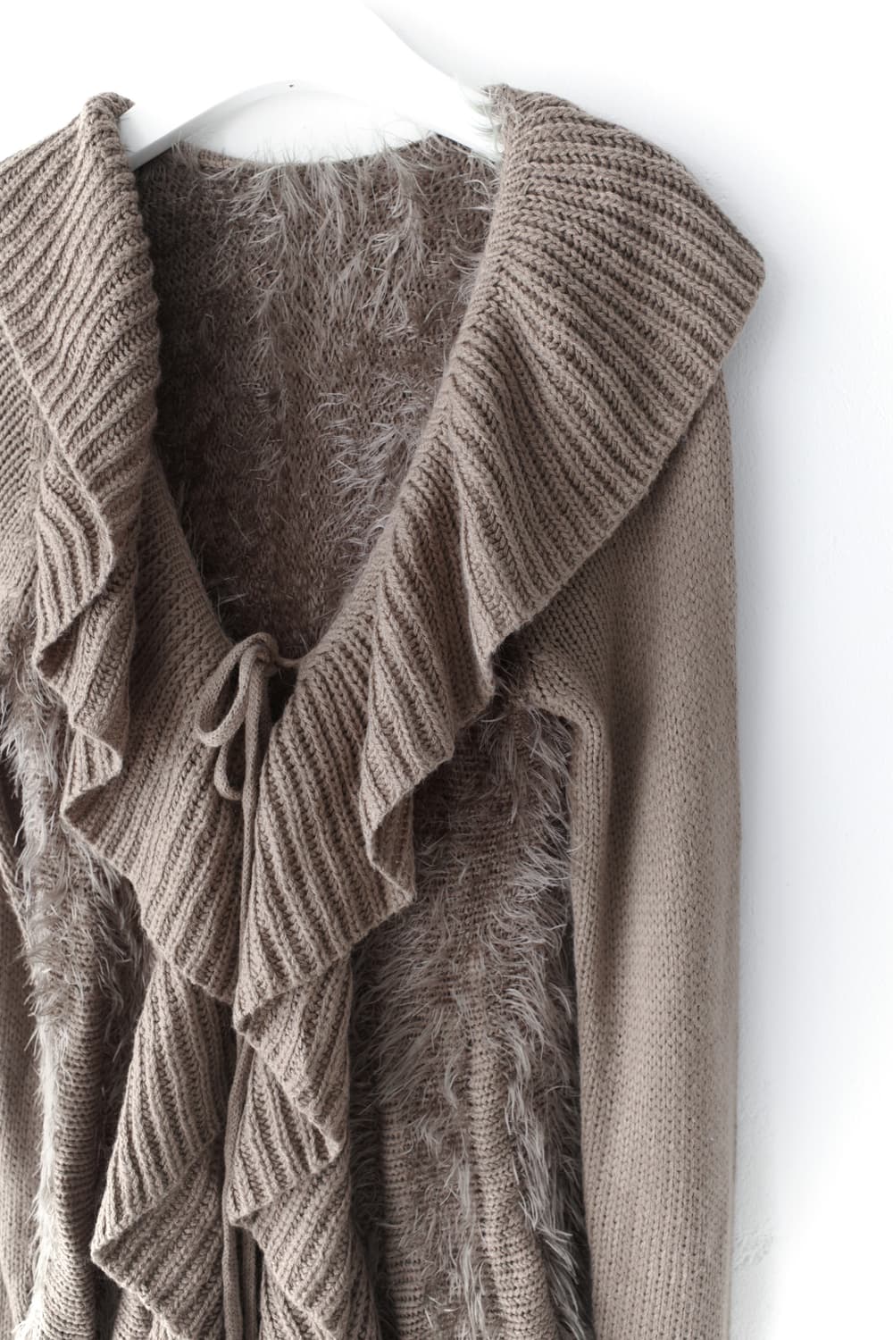 frill fur long cardigun 상품이미지3