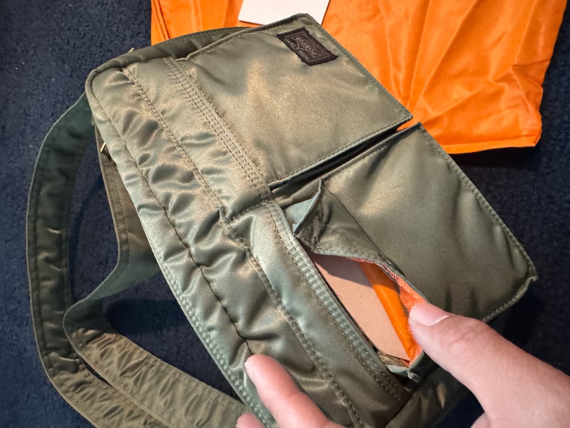 포터 탱커 크로스백 + 더스트백 + 쇼핑백 탱커 숄더백 스몰 세이지 상품이미지8