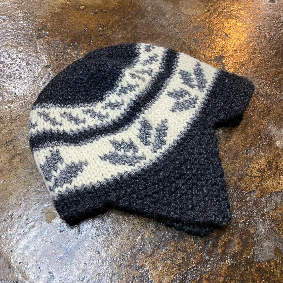 논네이티브 울 이어플랩 니트 캡 상품이미지3