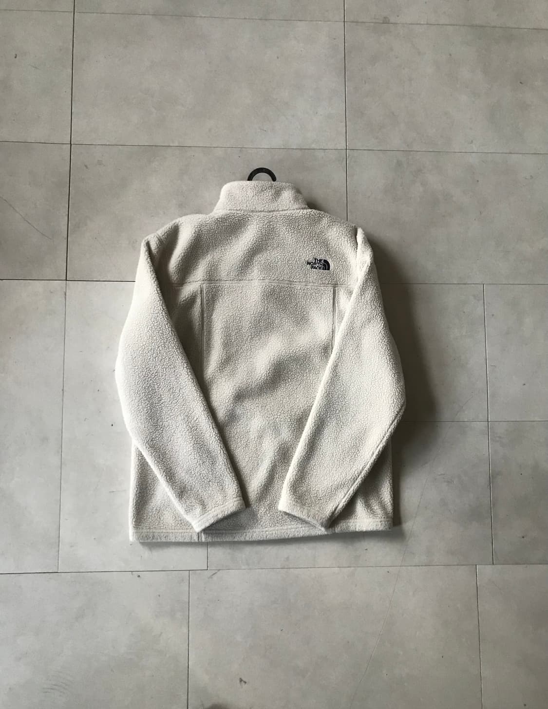 노페 아이보리 버튼 후리스 탑 상품이미지7