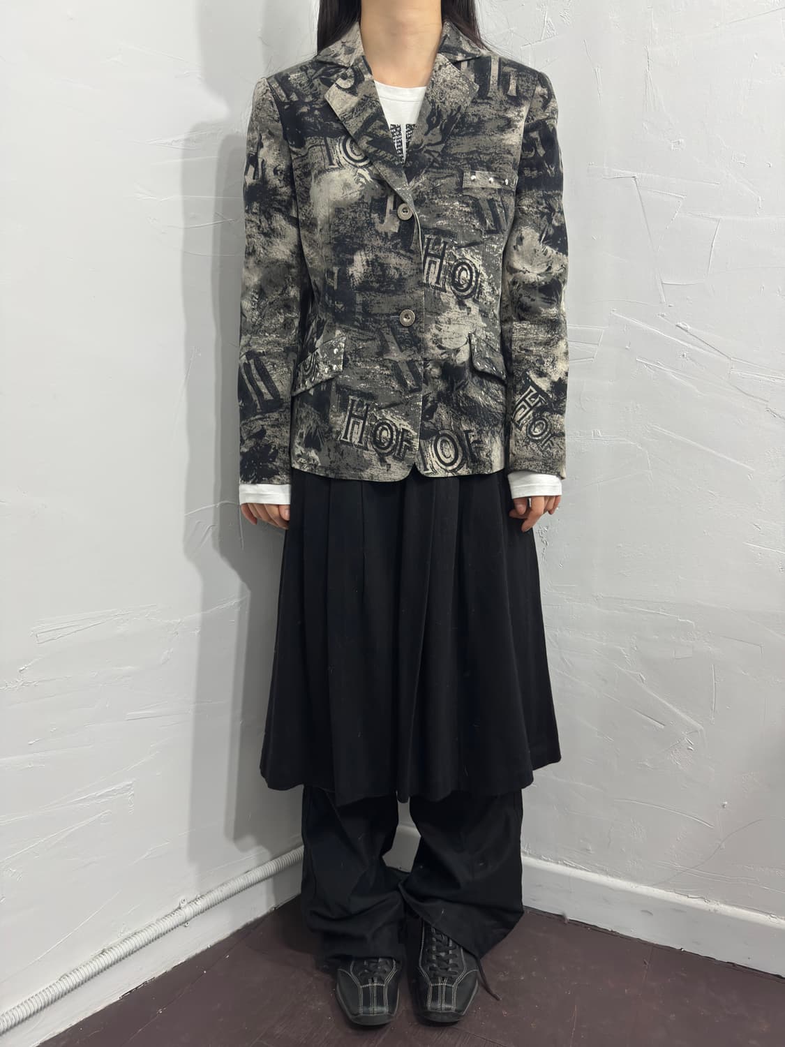 imanishi akiko printing jacket 상품이미지2