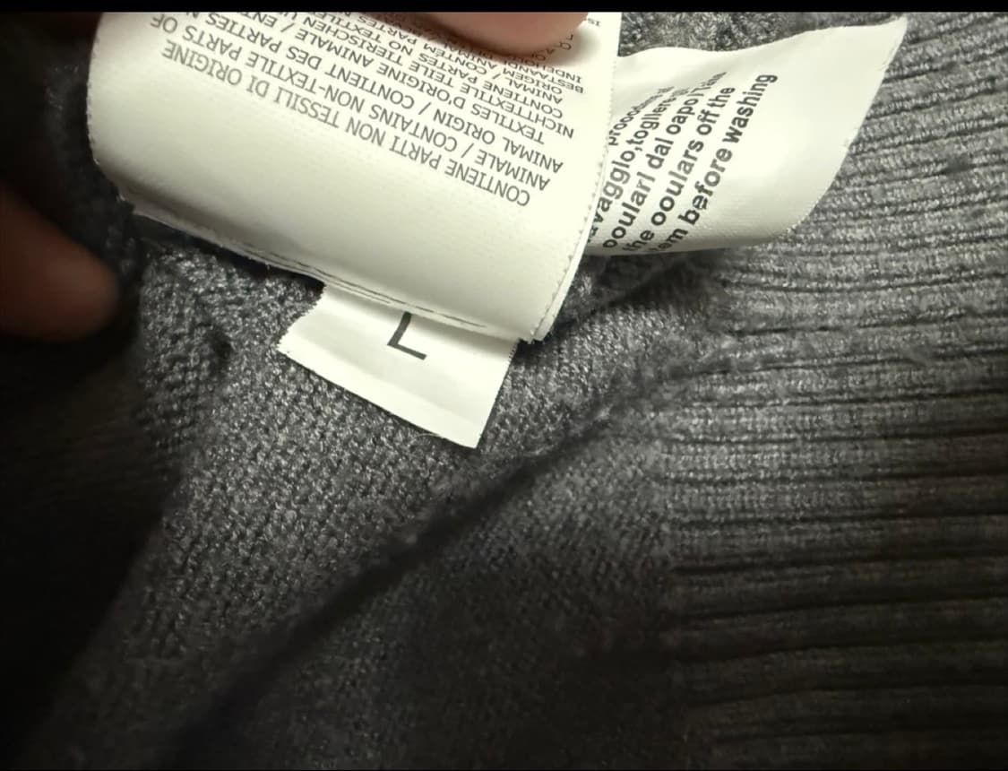 C.P. Company 터틀넥 니트 그레이 L 상품이미지4