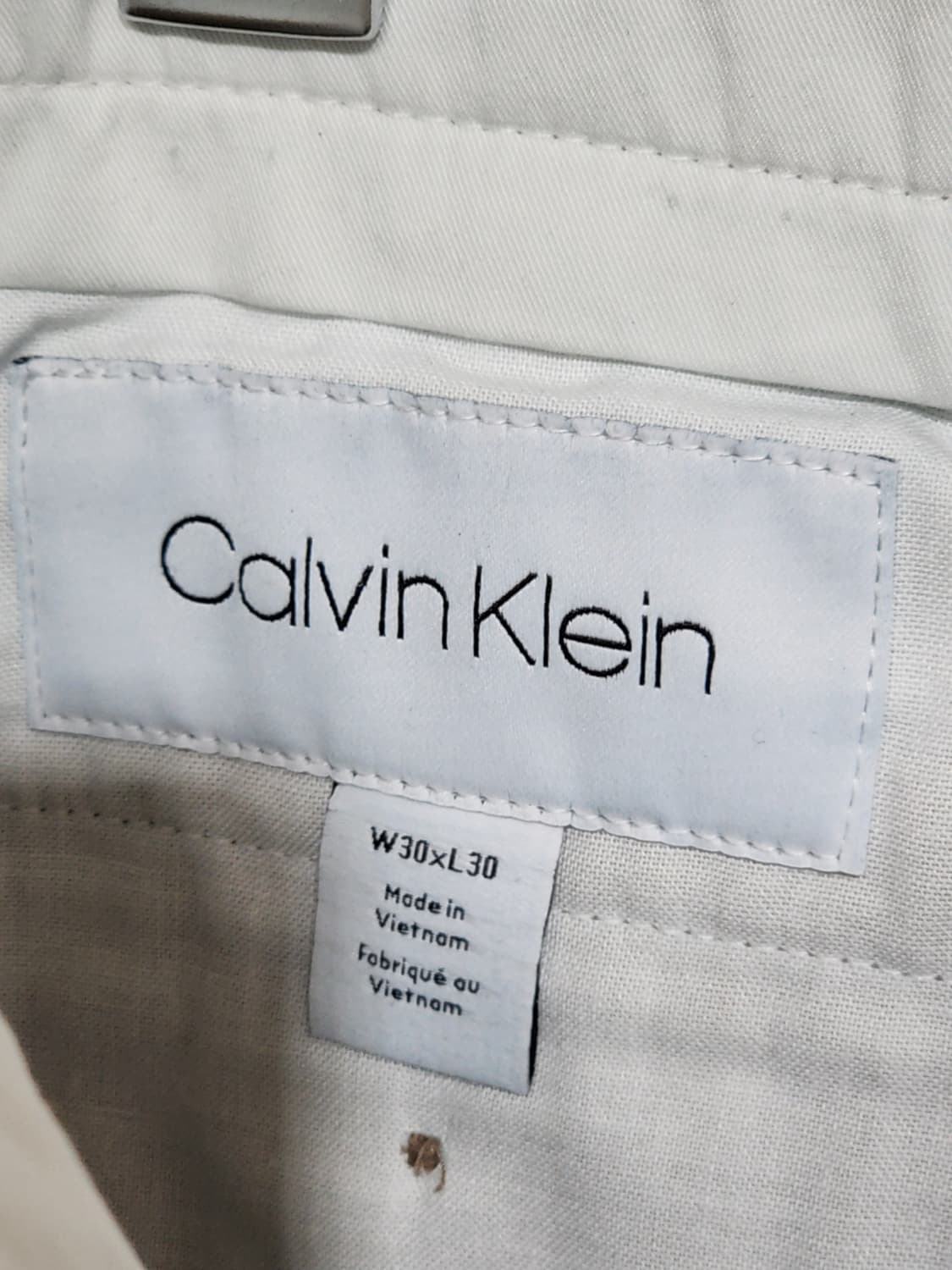 (31) 캘빈클라인 면바지 베이지 스판 CK 치노팬츠 캐주얼  상품이미지3