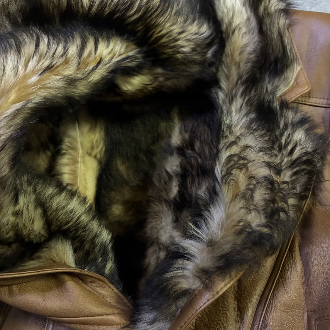 빈티지 양가죽 퍼 자켓 100 상품이미지3