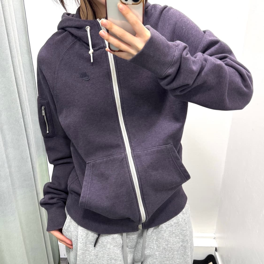 나이키 퍼플 후드집업 상품이미지2