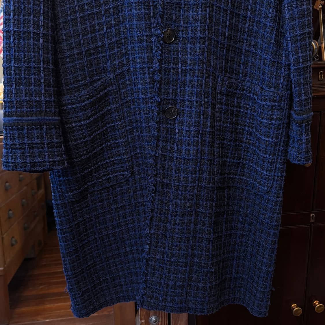 코헨 요네토미 트위드 코트자켓 상품이미지5