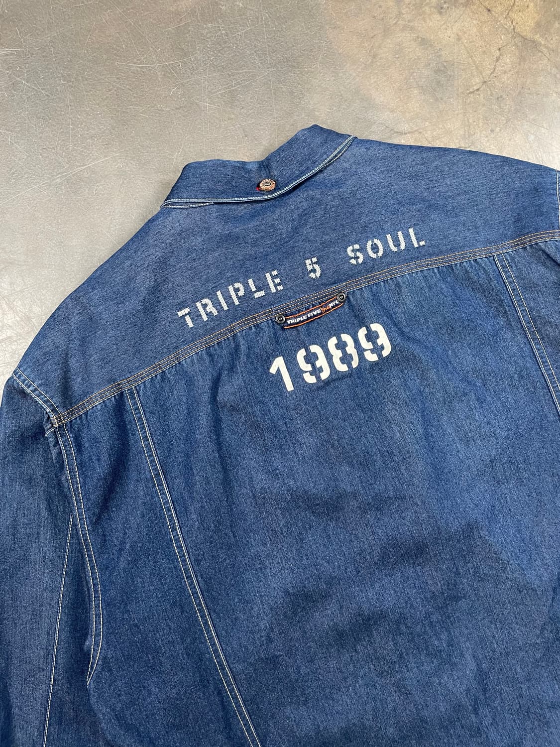 트리플5소울 올드스쿨 데님 셔츠 상품이미지6