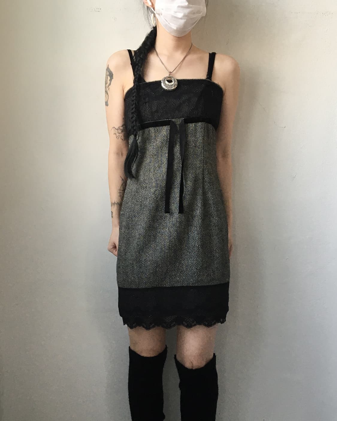 Lace point sleeveless onepiece 상품이미지5