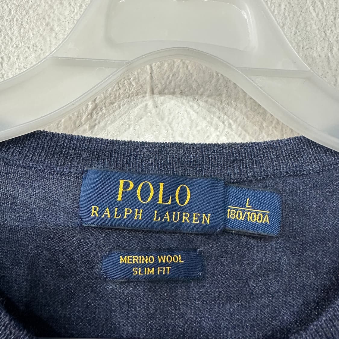 폴로랄프로렌 메리노울 얇은 니트 L 상품이미지3