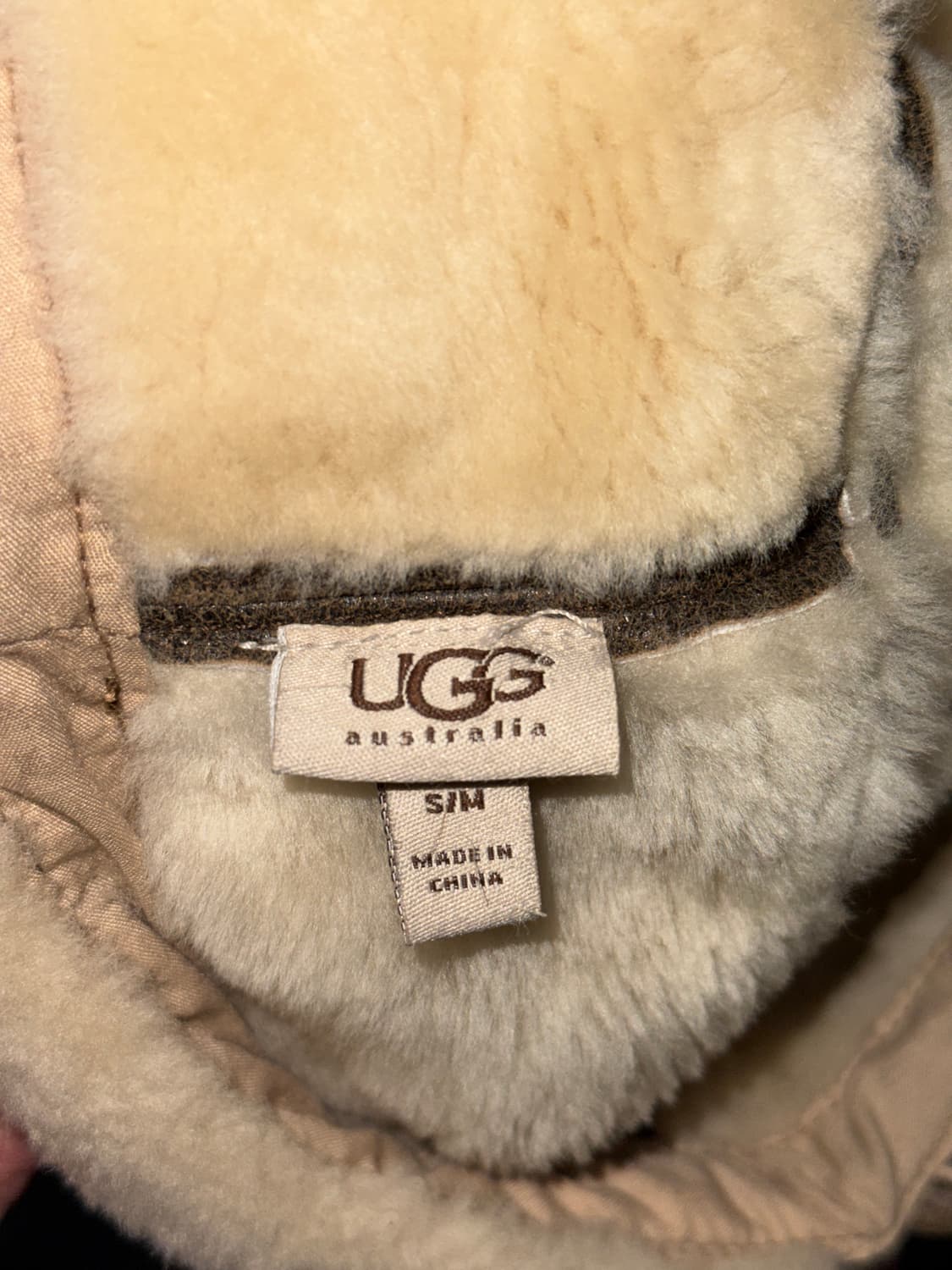 UGG ash brown lamb skin/ fur trapper hat 상품이미지7