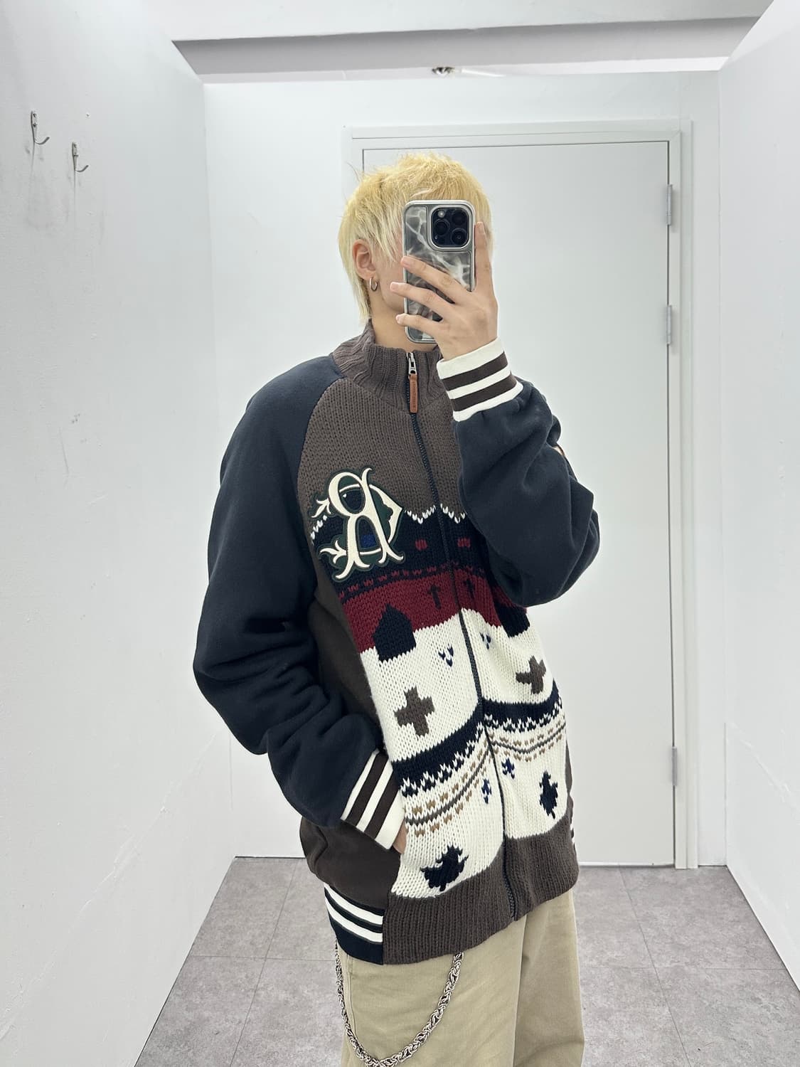 Vintage Roots cowichan nordic knit zip u 상품이미지2