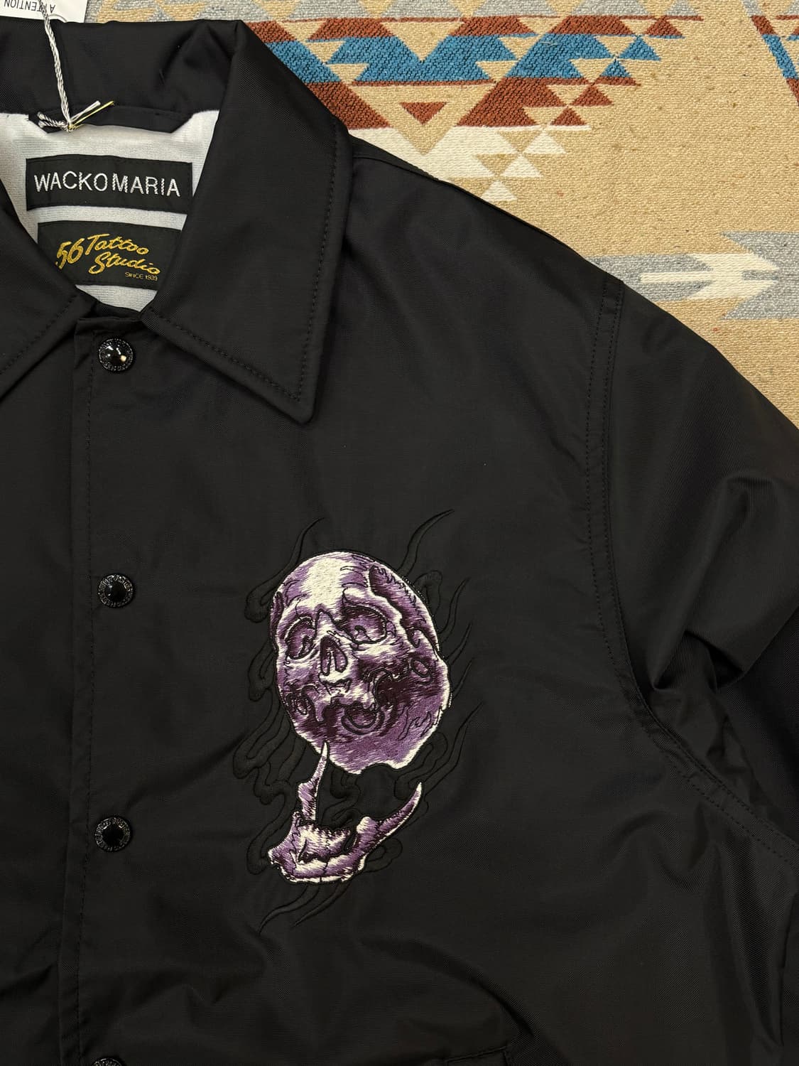[S] 와코마리아 x 56 타투 스튜디오 코치자켓 상품이미지3