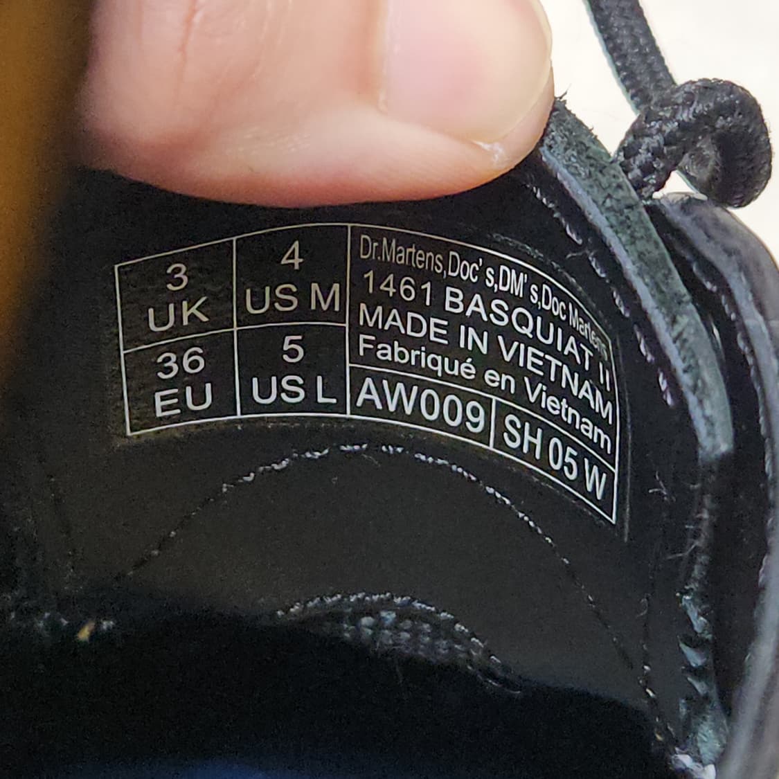 [3UK] 닥터마틴 x 바스키아 1461 컬렉션 한정 (220~225) 상품이미지9