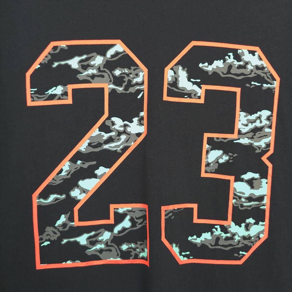 조던 JORDAN 23 카모 프린팅 반팔티 블랙 110(XL) 상품이미지3